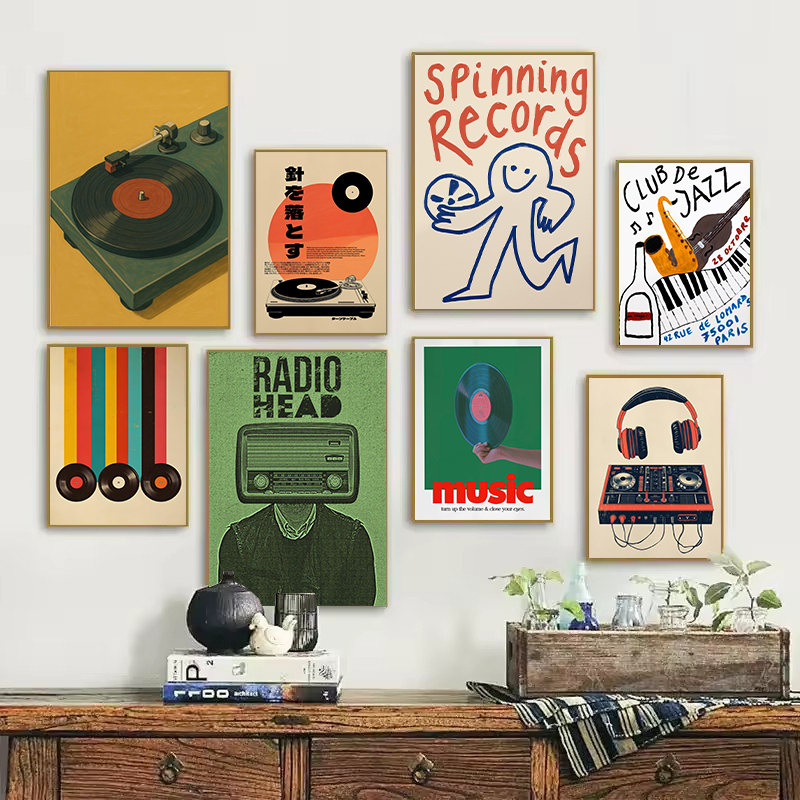 Japanese Lifestyle Home - Reproductor de discos de vinilo de
