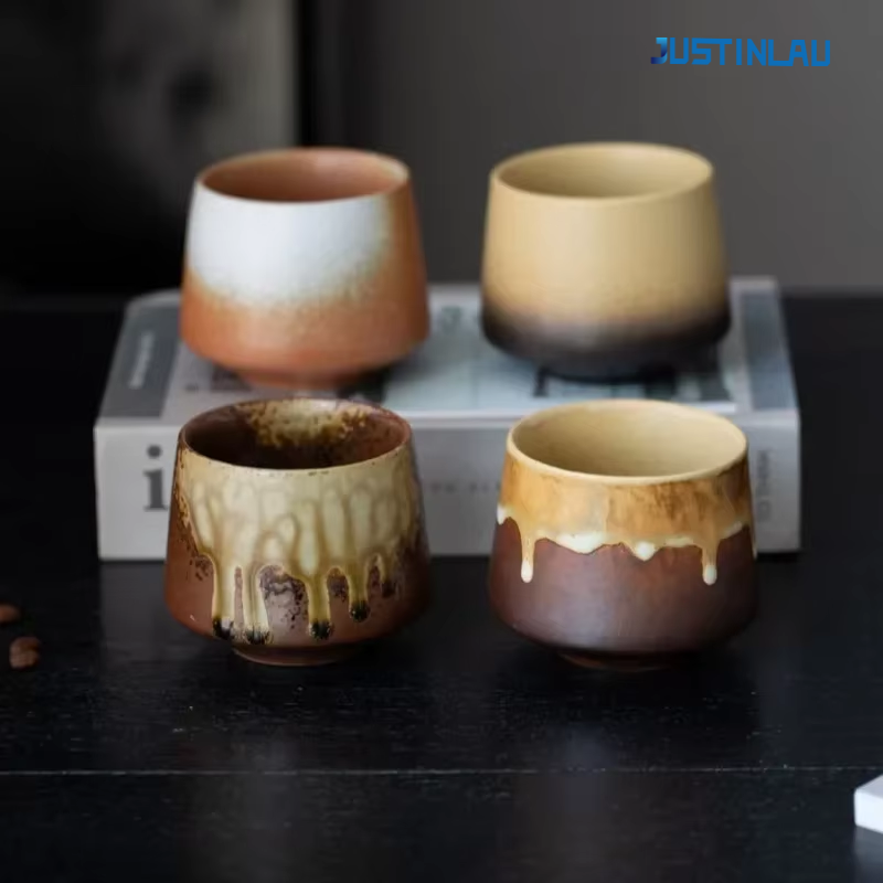 Is Japanese Lifestyle Healthy - JUSTINLAU Nuevas Tazas de Cerámica Vintage,
