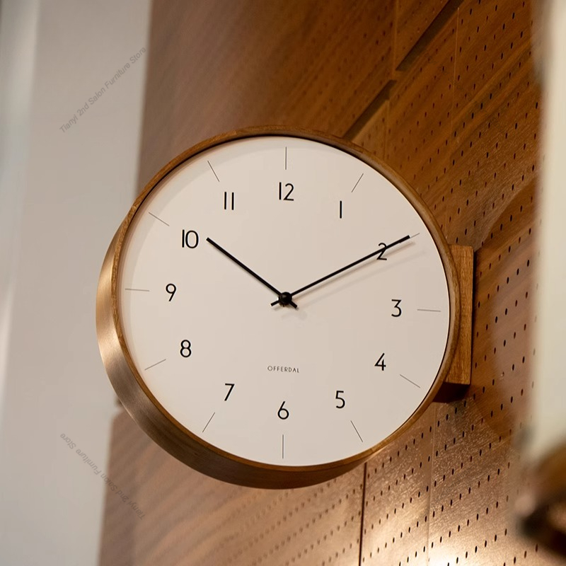 Japanese Lifestyle Home - Reloj de pared de doble cara