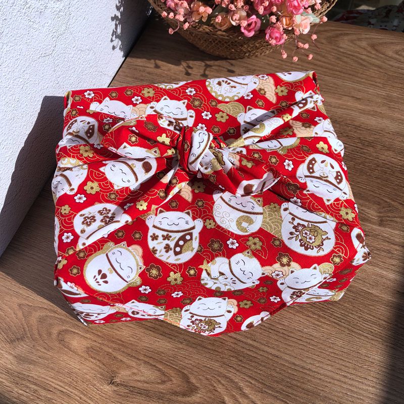 Furoshiki Wrap Cloth - Furoshiki-Pañuelo de tela tradicional japonesa, pañuelo