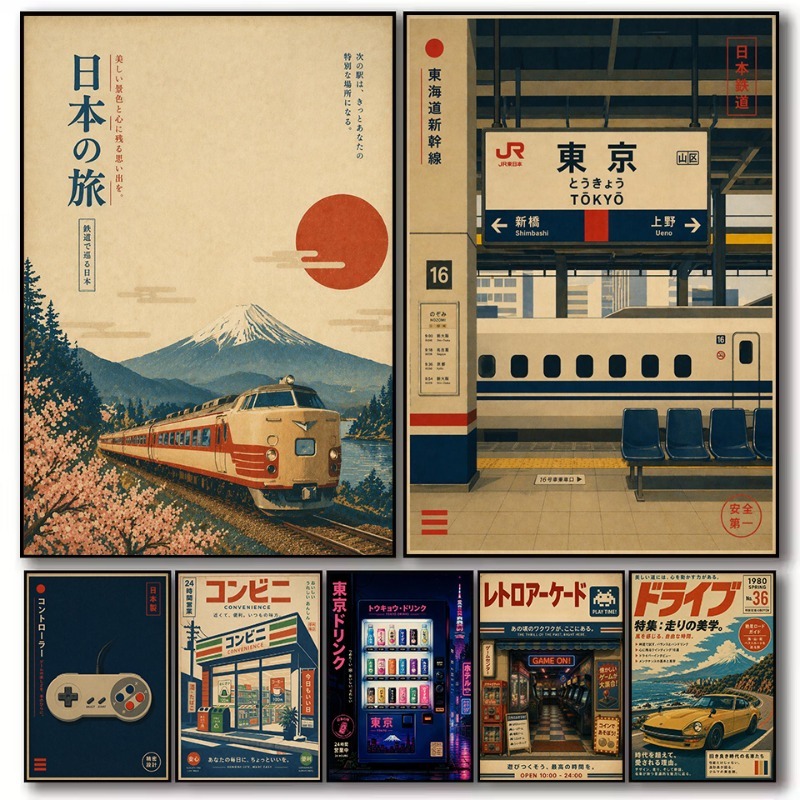 Póster de Lona con Diseño de T - Japanese Lifestyle Store reseña y precio