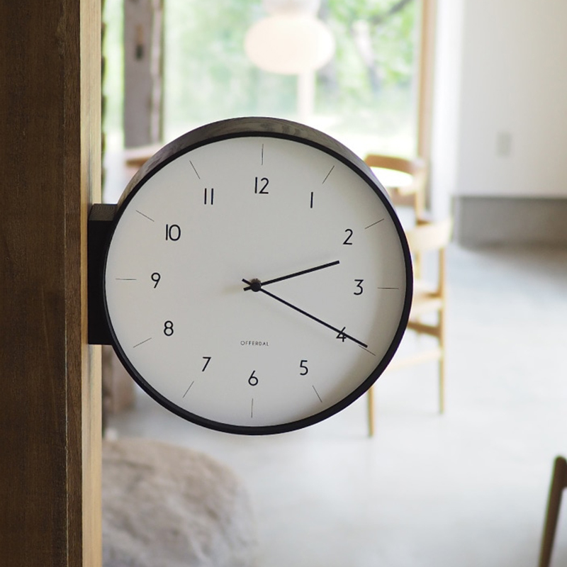 Reloj de pared de doble cara d - Japanese Lifestyle Home reseña y precio