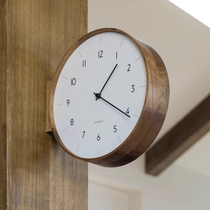 Reloj de pared de doble cara d - Japanese Lifestyle Home reseña y precio
