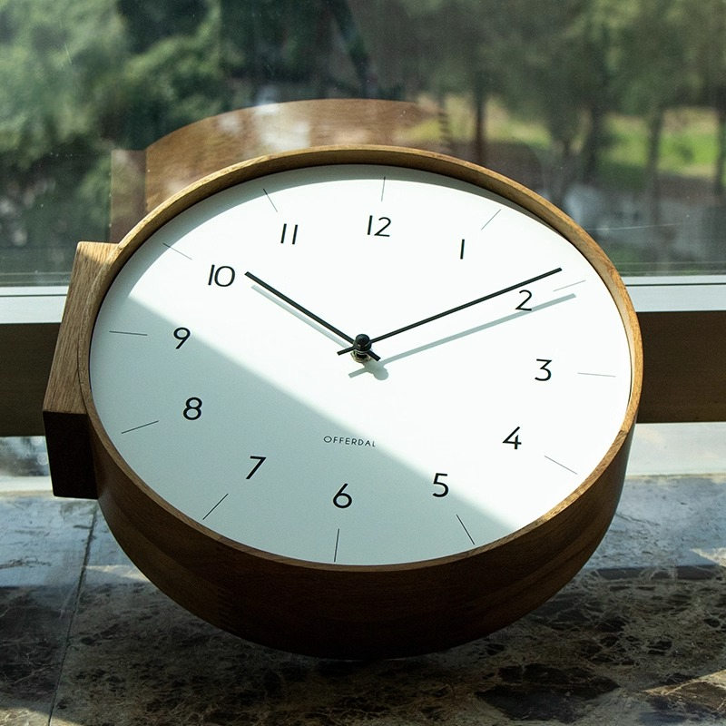 Reloj de pared de doble cara d - Japanese Lifestyle Home reseña y precio